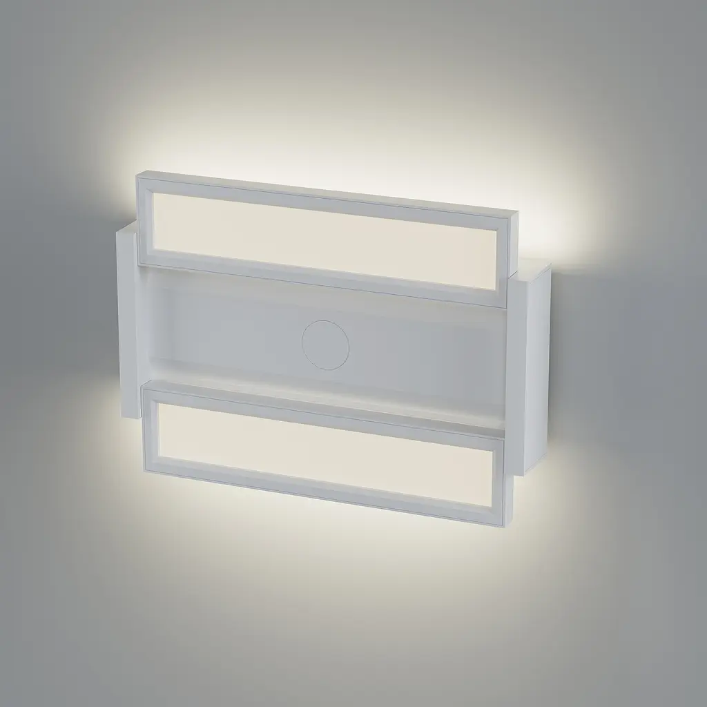 LED світильник настінний з сенсором Videx WL01, 12W 2800-4000-6000K білий (28722-000) - фото 3