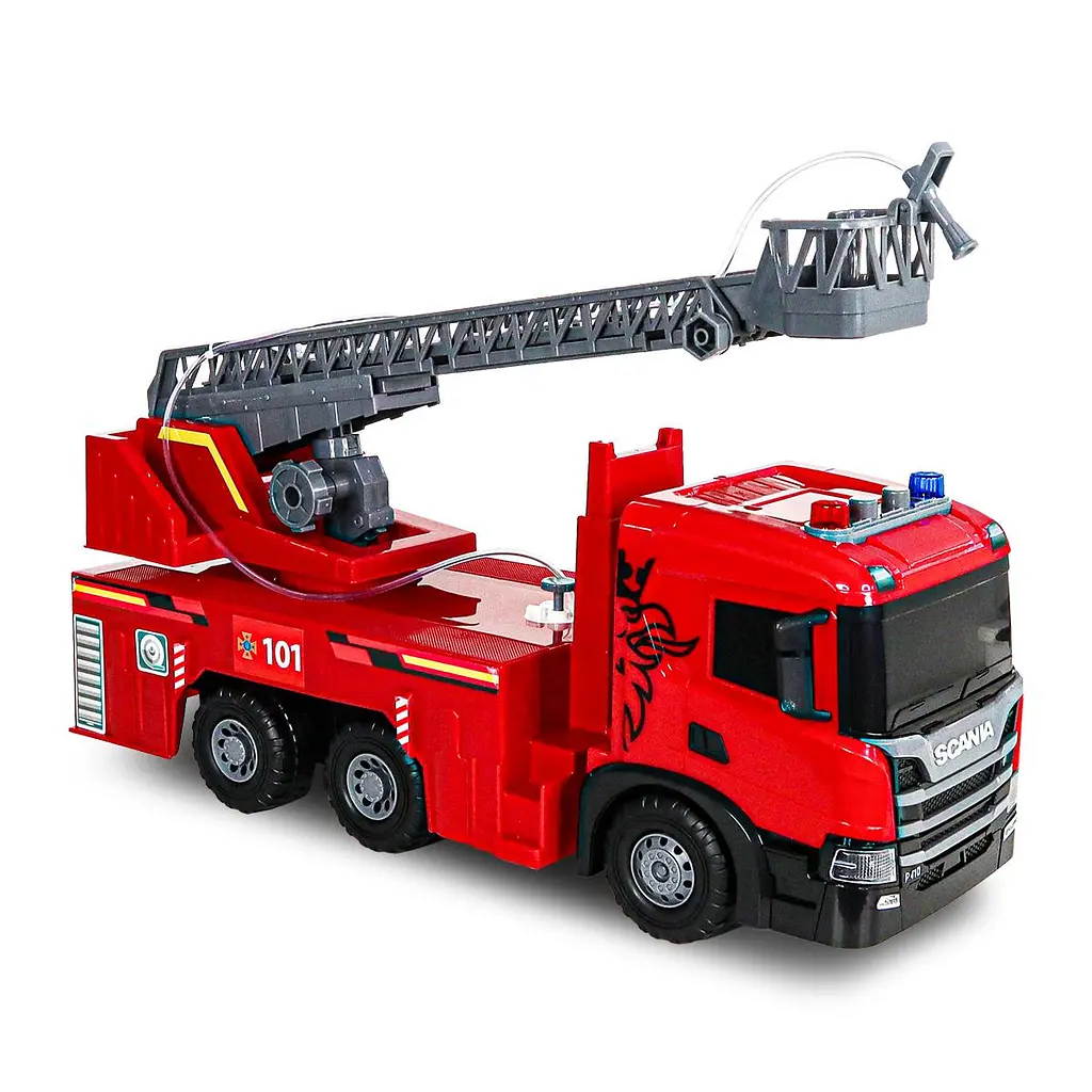 Автомодель серії "Super Big Truck" – ПОЖЕЖНА МАШИНА SCANIA (світло, звук, функ. води) TechnoDrive 5005KS - фото 11