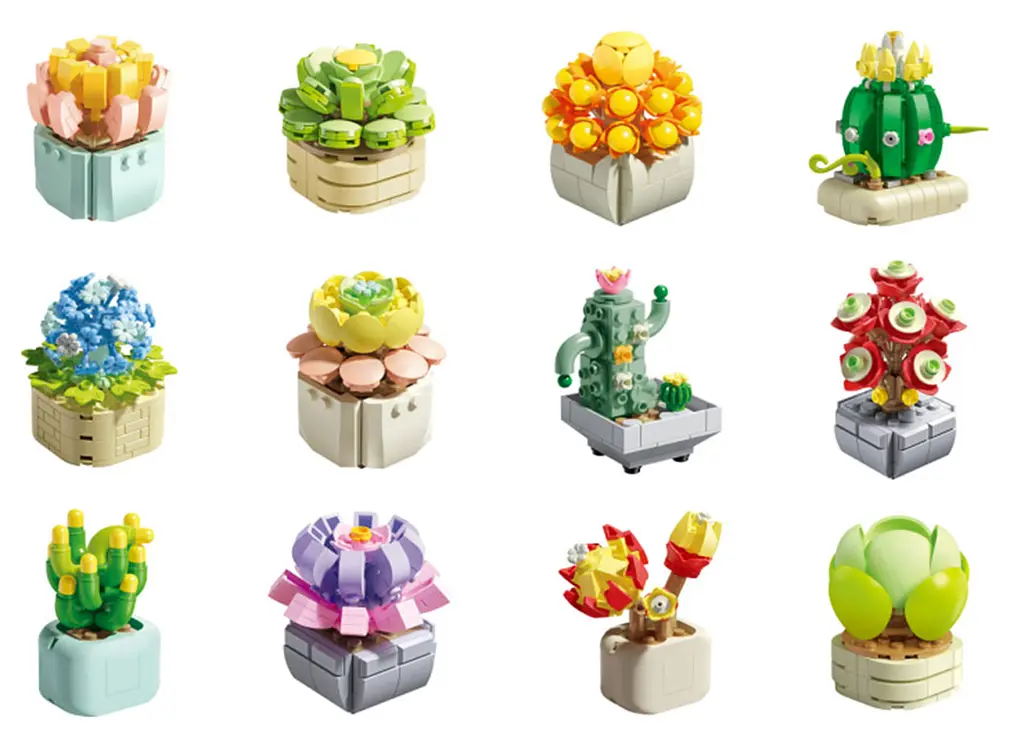 Конструктор Цветы 1097 элементов Ramiz - фото 4