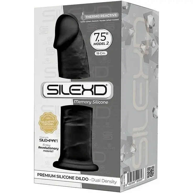 Фалоімітатор SilexD Henry Black (MODEL 2 Size 7.5in) - фото 3