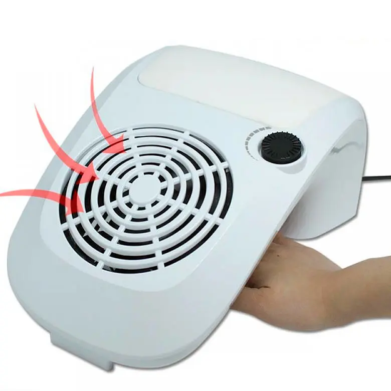 Витяжка для манікюру SalonHome T-OS28902 Nail Dust Collector 858-9 на 40W пилосос - фото 2