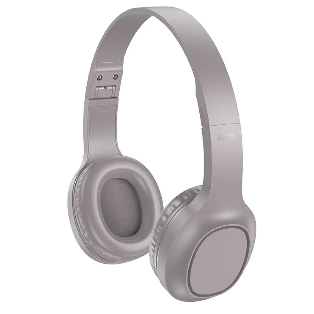 Бездротові навушники з мікрофоном Hoco W46 Charm BT Bluetooth 5.3 AUX 200 мАч Brown (31654_2907102) - фото 3