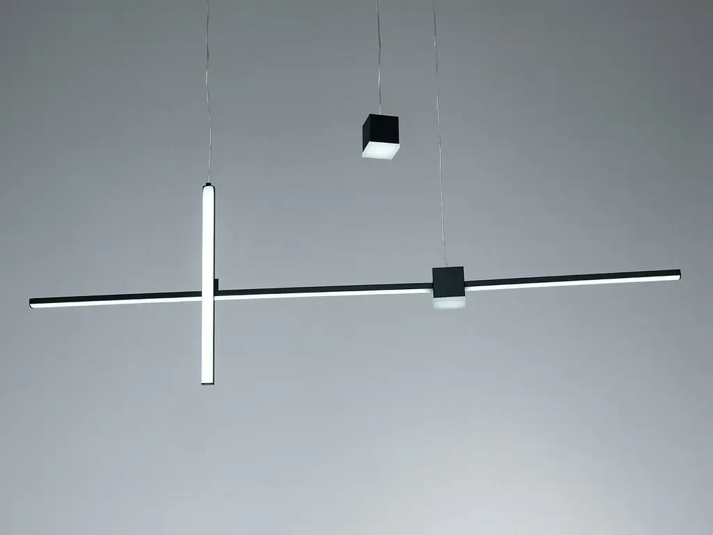 Підвісна люстра LED Diasha 5221A/1100BK чорна 27 Вт 5 м² - фото 3