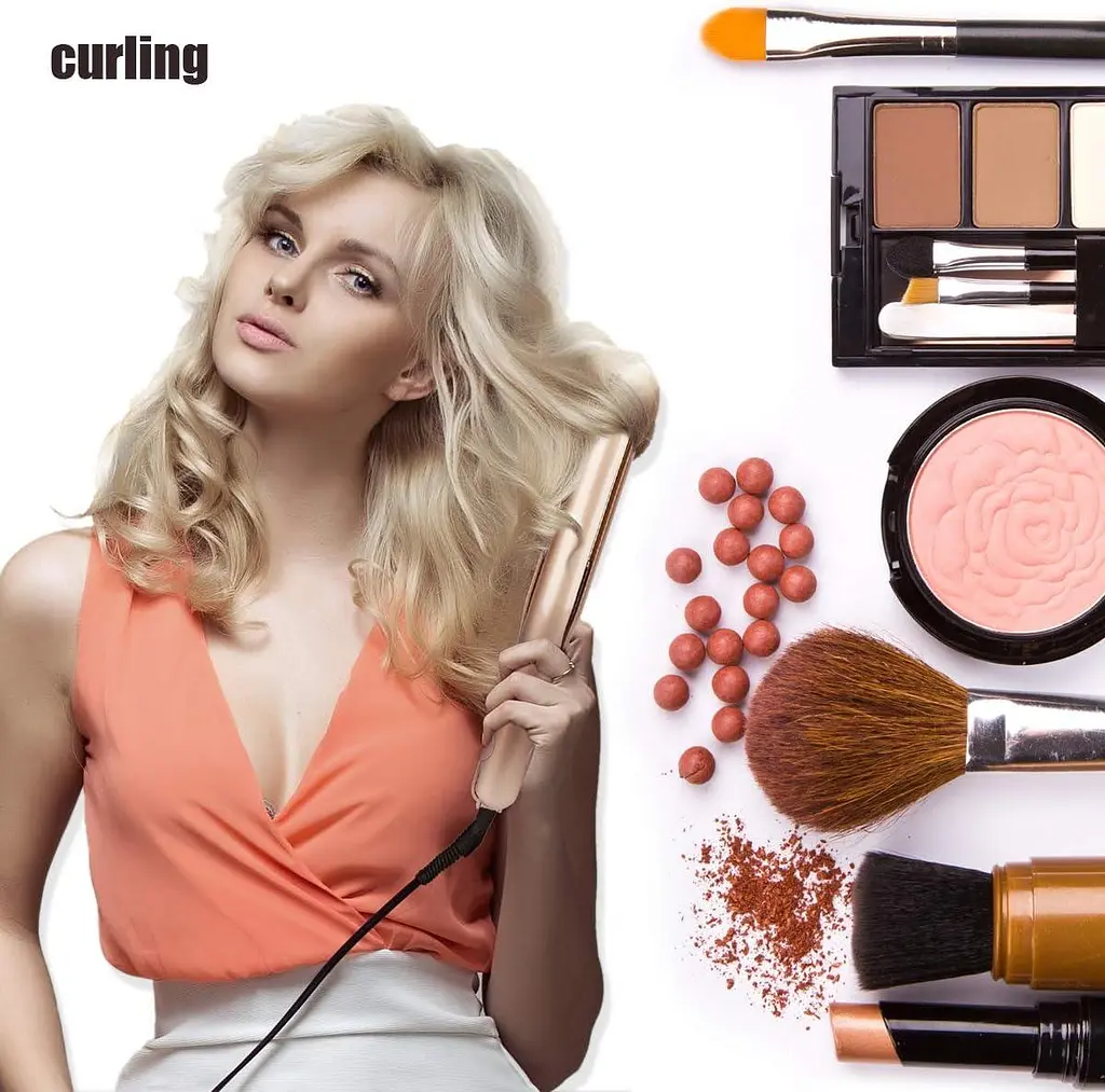 Плойка спіральна HAIR CurlingIron 2в1 WA-1 ∙ Універсальна плойка WA-1 для завивки та випрямлення волосся - фото 5
