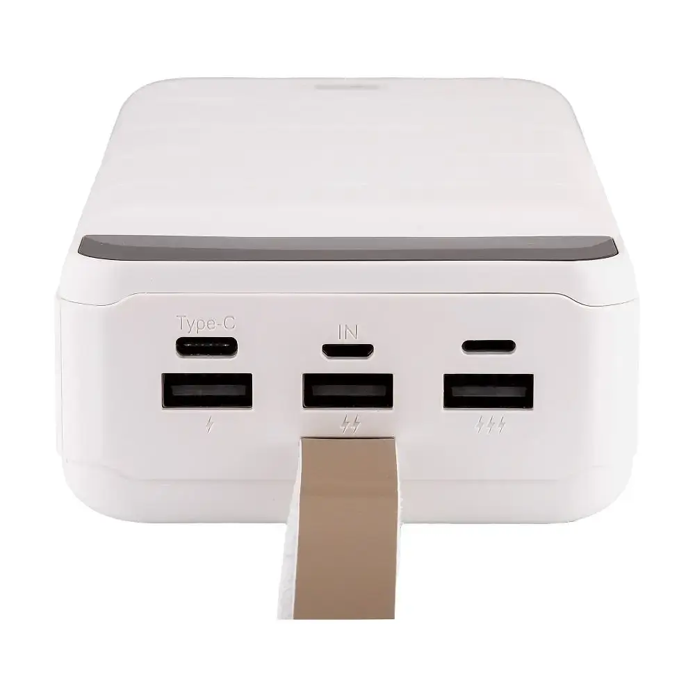 Универсальная мобильная батарея Remax RPP-184 40000mAh с фонарем (Белый) - фото 3
