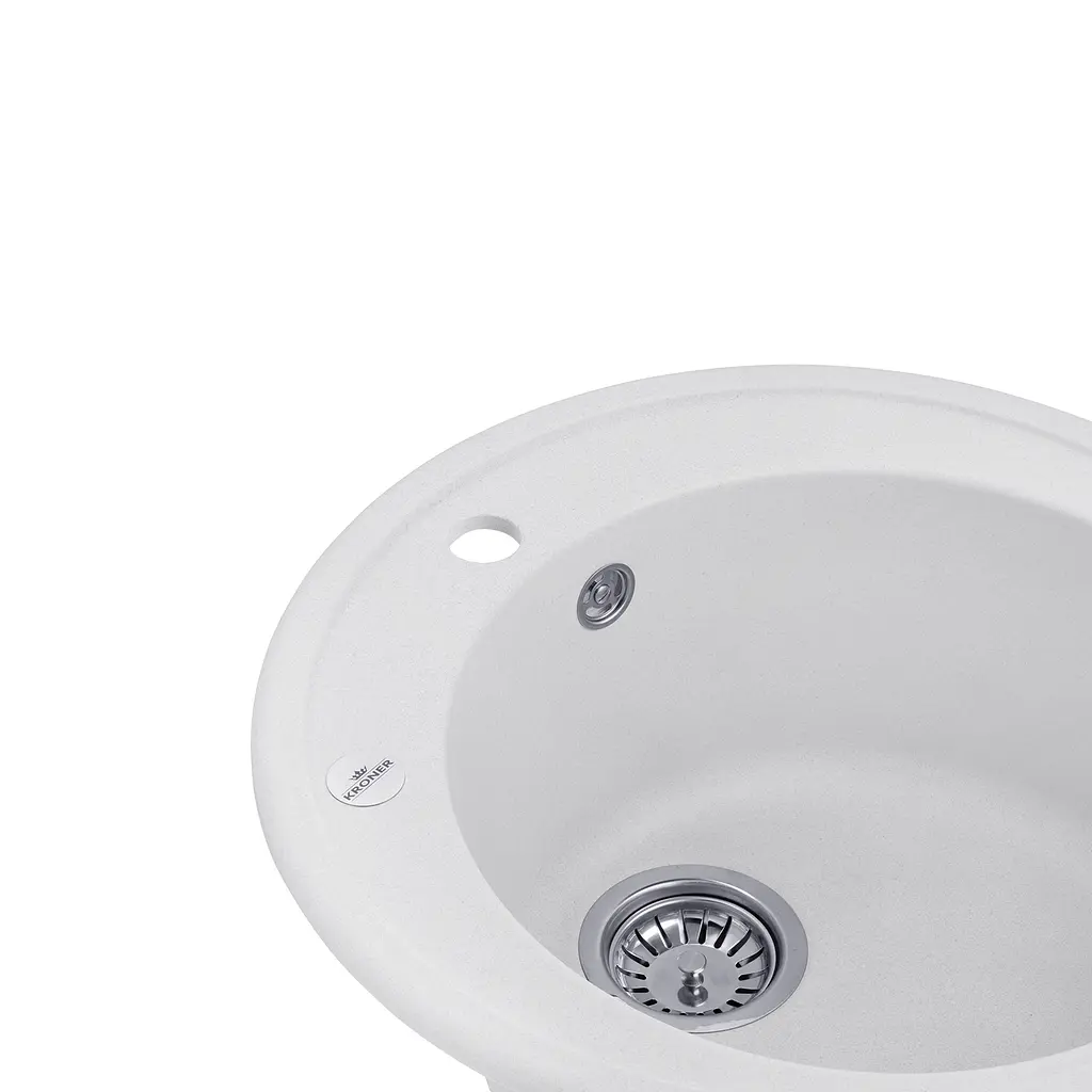 Кухонна мийка Kroner KRP Komposit GRA-510 (CV027407) - фото 3