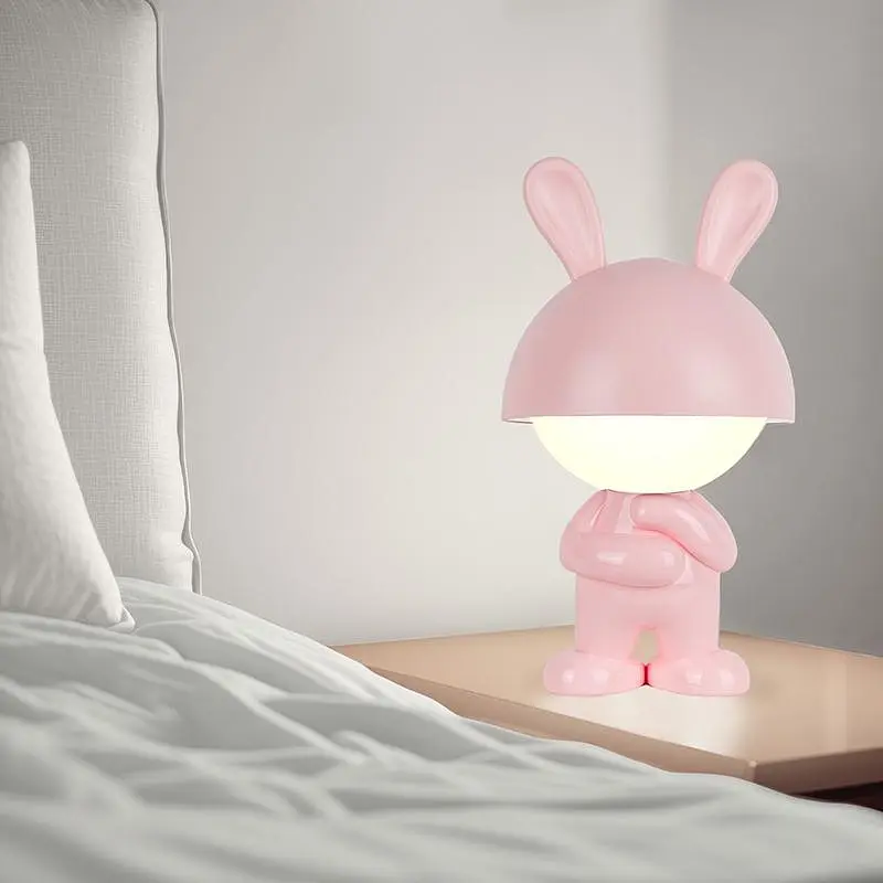 Світильник-нічник Kite LED з акумулятором Dreamy Bunny рожевий (K25-315-1-2) - фото 4