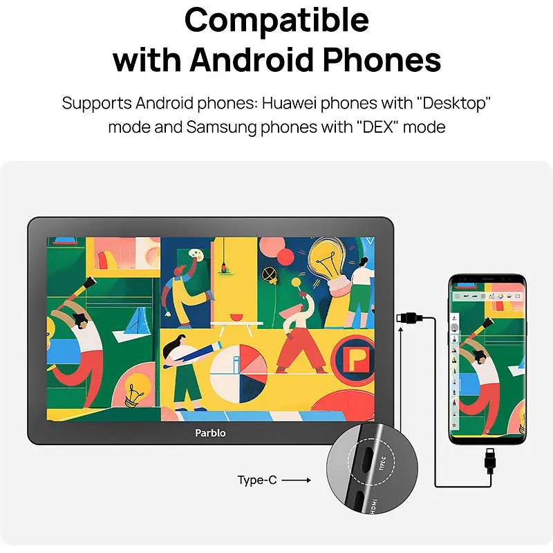 Графічний монітор Parblo Coast 16 Pro Gen2 - фото 6