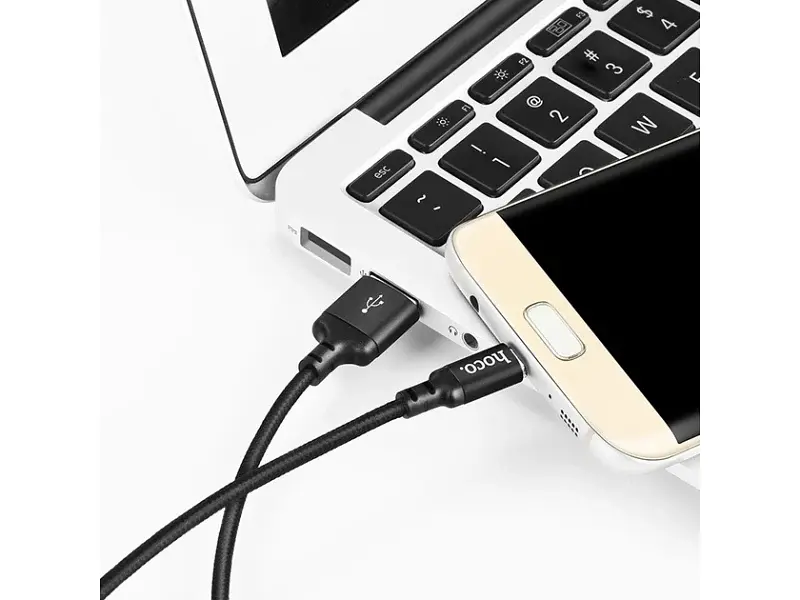 Кабель Hoco X14 Times Speed MicroUSB 2m Black (6957531062905) - фото 2