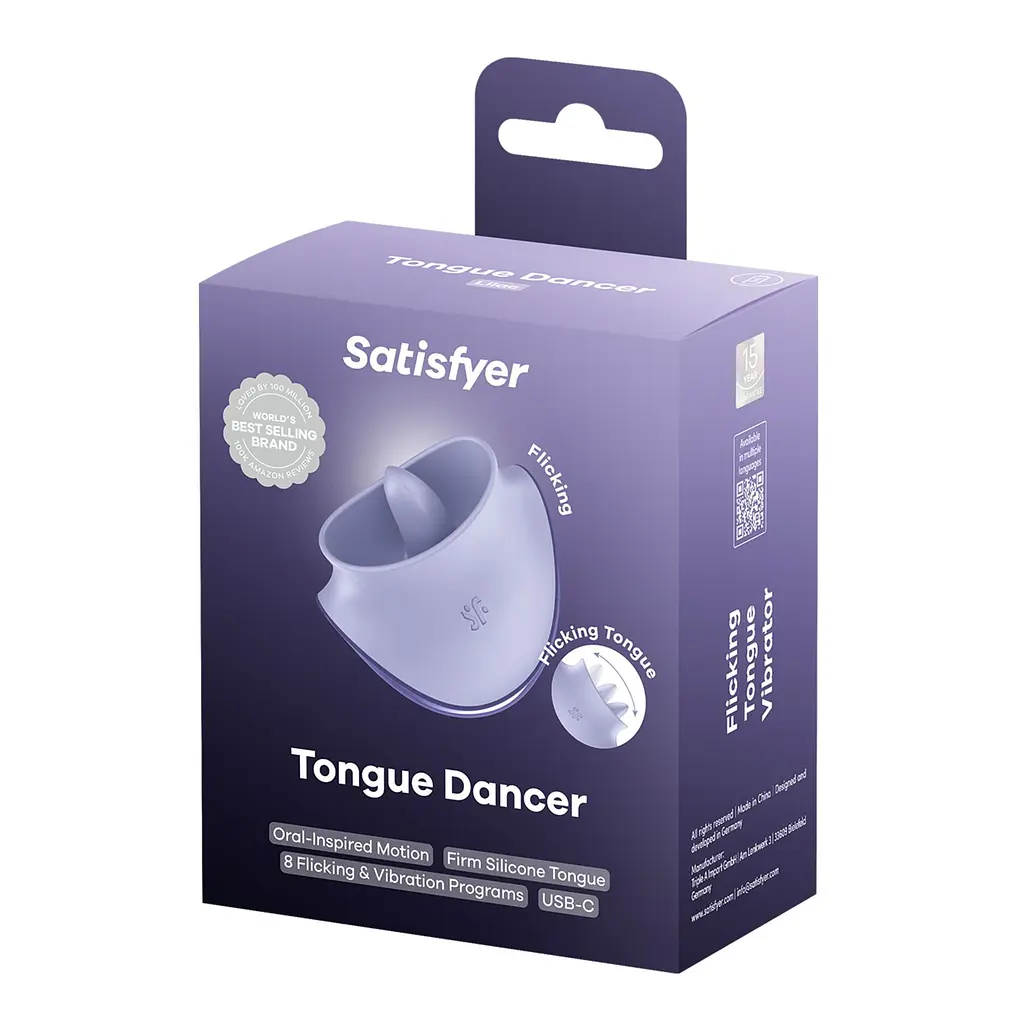 Вибратор Satisfyer Tongue Dancer с язычком для клитора - фото 6