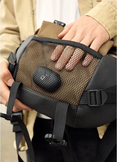 Велика чоловіча поясна сумка бананка для планшета Sambag 38х21 см sum0027305 - фото 7