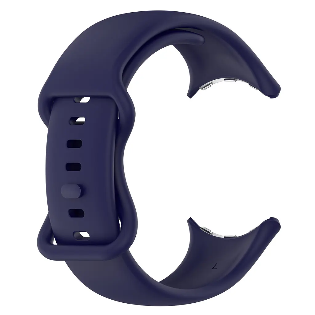 Силіконовий ремінець на смарт годинник Google Pixel Watch 41mm/2 41mm/3 41mm/4 41mm, Silicone, midnight blue, зі зручною застібкою, на фітнес браслет, ArmorStandart (ARM75435) - фото 3