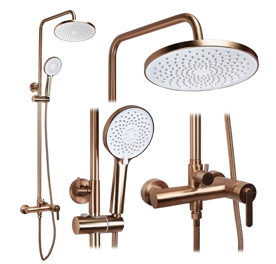 Душова система Rea Ontario brushed copper REA-P9496