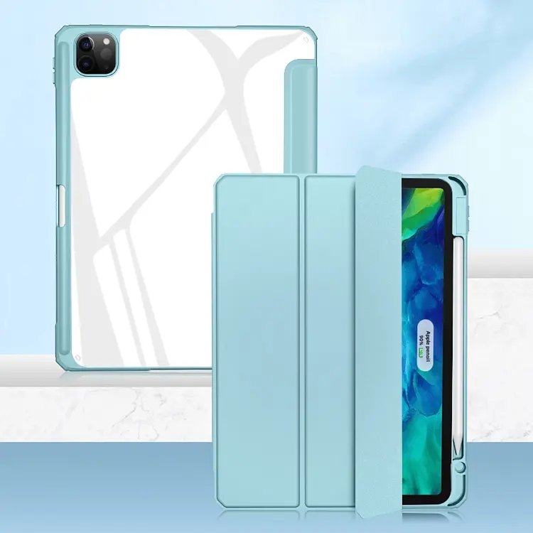 Чохол-книжка Mutural Pinyue Smart Case для Apple iPad Pro 12.9" M1 [2021] Sky Blue [74649] - фото 9