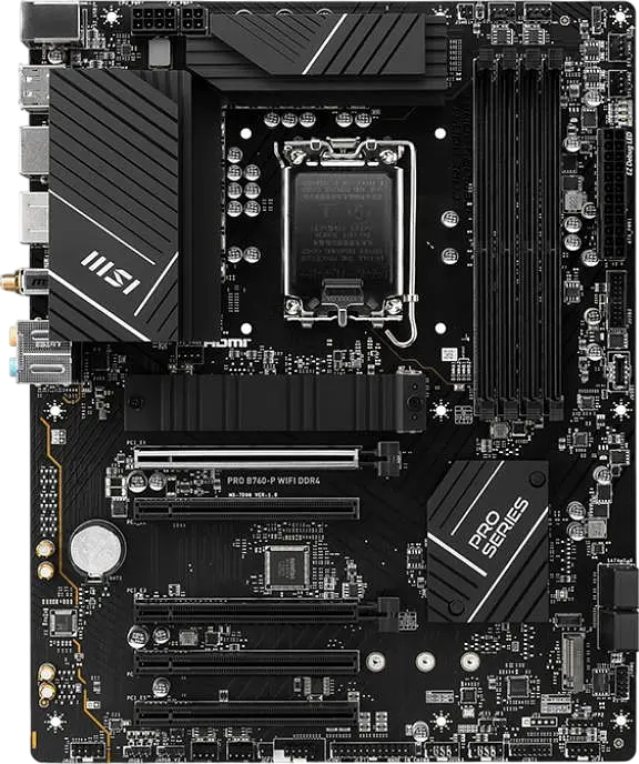 Материнська плата MSI B760-P Pro Wi-Fi DDR4 LGA 1700 (PRO B760-P WIFI DDR4) - фото 2