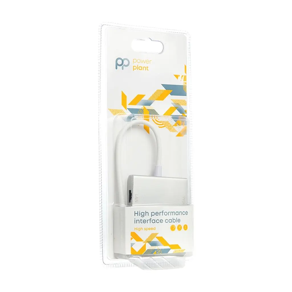 Перехідник PowerPlant USB 3.0 to HDMI, DVI, VGA, RJ45 Gigabit Ethernet (CA912087) - фото 4
