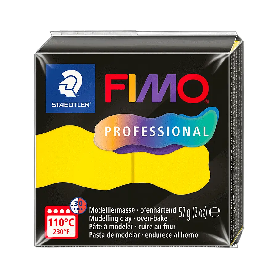Пластика Professional жовта 57г Fimo - фото 2