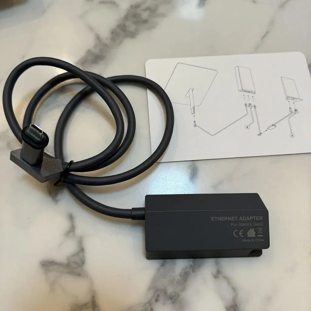 Адаптер Starlink Ethernet Adapter v2 мережевий Lan Connector - фото 9