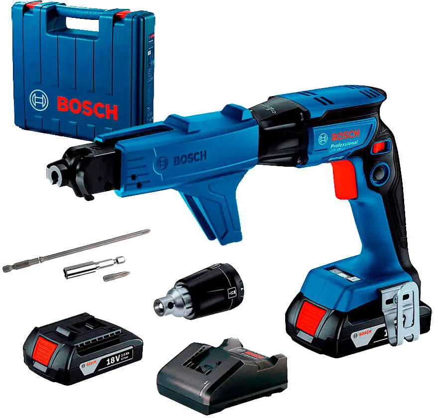 Акумуляторний шурупокрут Bosch GTB 185-LI Professional у кейсі з 2 акб GBA 18V 2.0Ah і з/п GAL 18V-20