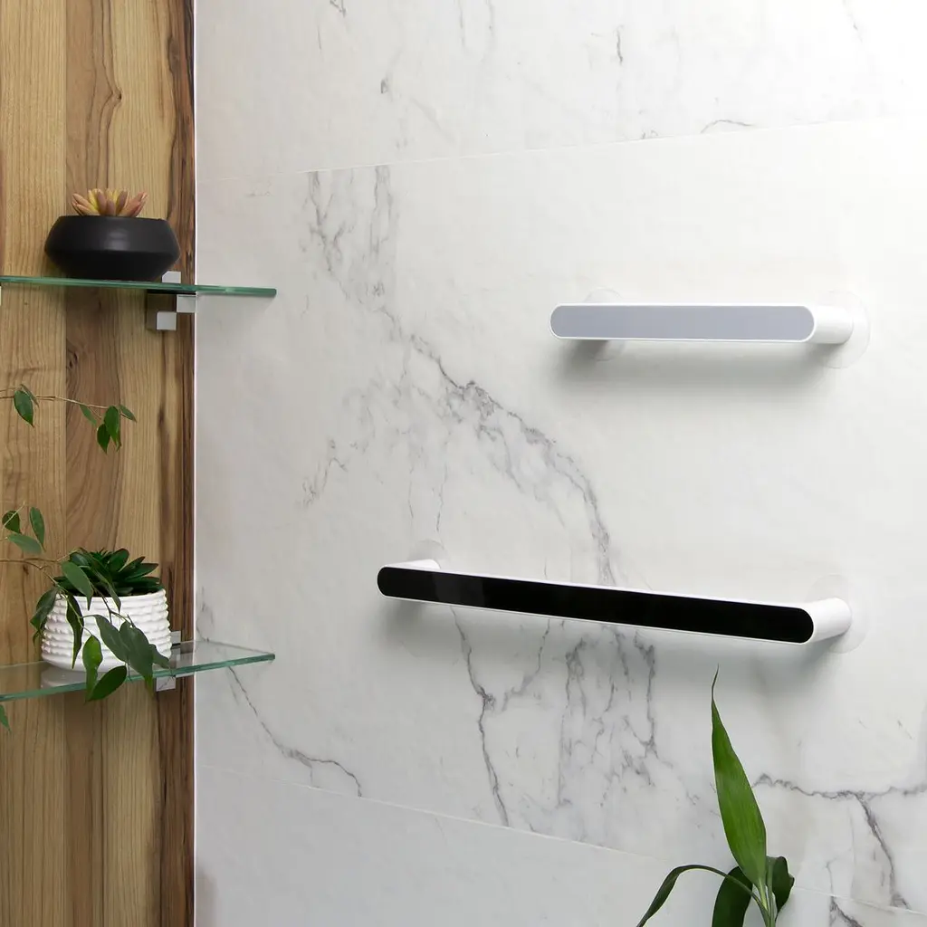 Універсальний тримач MVM BP-30, пластиковий, білий із чорним (BP-30 WHITE/BLACK) - фото 6