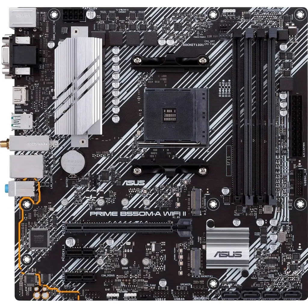 Материнська плата Asus Prime B550M-A WIFI II (90MB19X0-M0EAY0) [175724] - фото 2