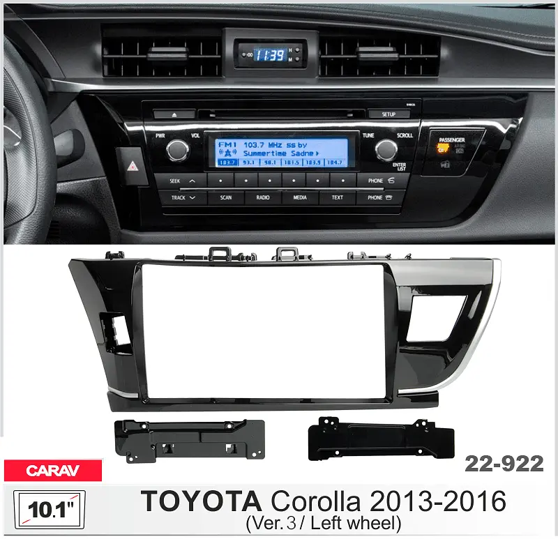 Переходная рамка Toyota Corolla Carav 22-922 - фото 4
