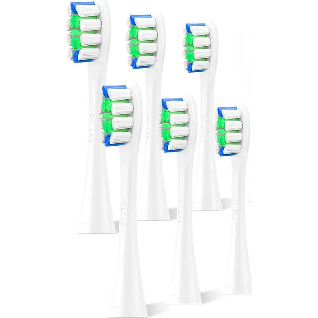 Насадка для зубної щітки Oclean P1C1 W06 Professional 6 шт. White [6970810553802] [111819] - фото 2