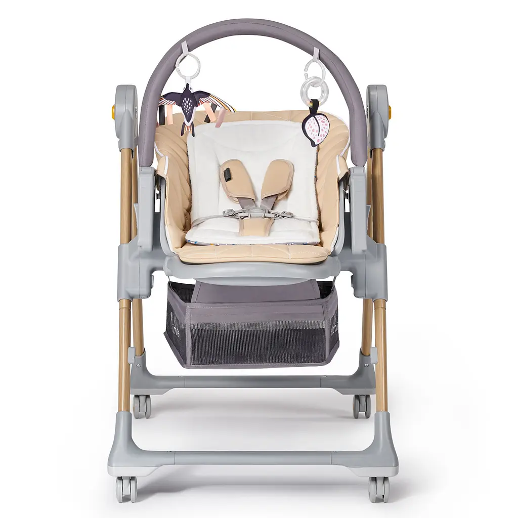 Стульчик для кормления 2в1 KiderKraft LASTREE Wood Beige - фото 9