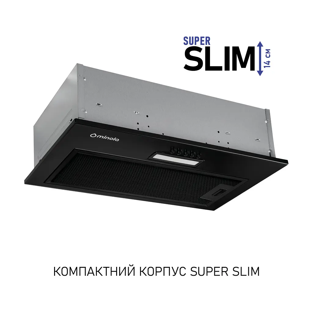 Витяжка повновбудована Minola HBI 5014 BLF LED - фото 2