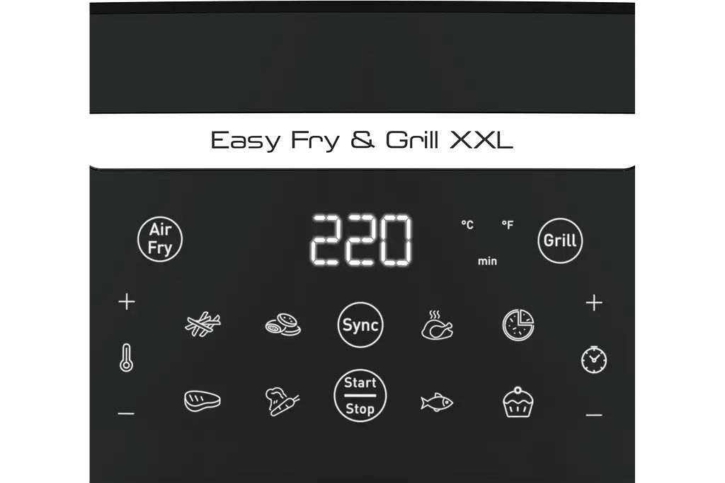 Tefal Мультипіч EasyFry&Grill XXL, 1830Вт, чаша-6.5л, сенсорне керув., 8 програм, пластик, чорний - фото 4