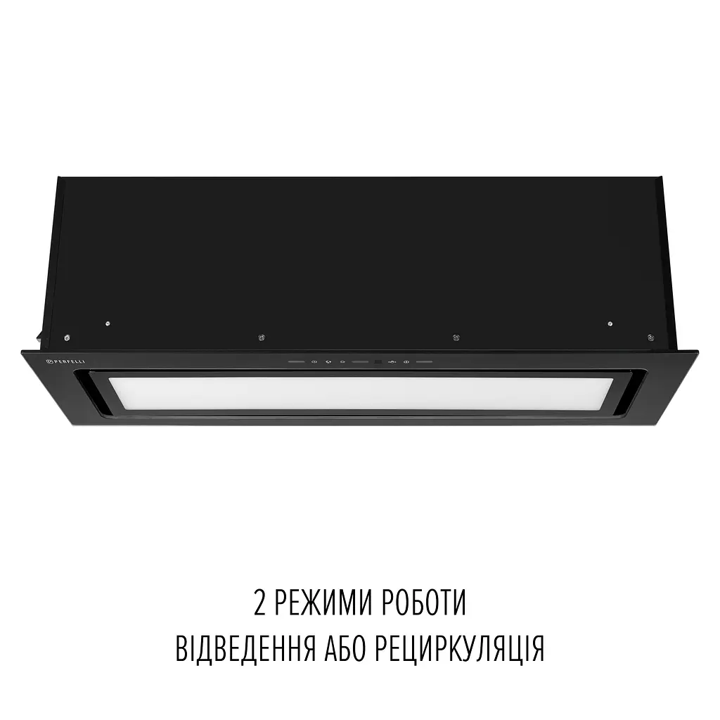 Витяжка повновбудована PERFELLI DESIGN VISION 9 NERO SILENZIO - фото 6