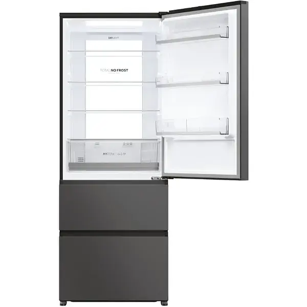 Холодильник Haier Haier багатодверний 190.5x70х64.8 холод. відд. 354 л мороз. відд. 174 л 3дв. А+ NF інв. дисплей зона нульова чорний - фото 5