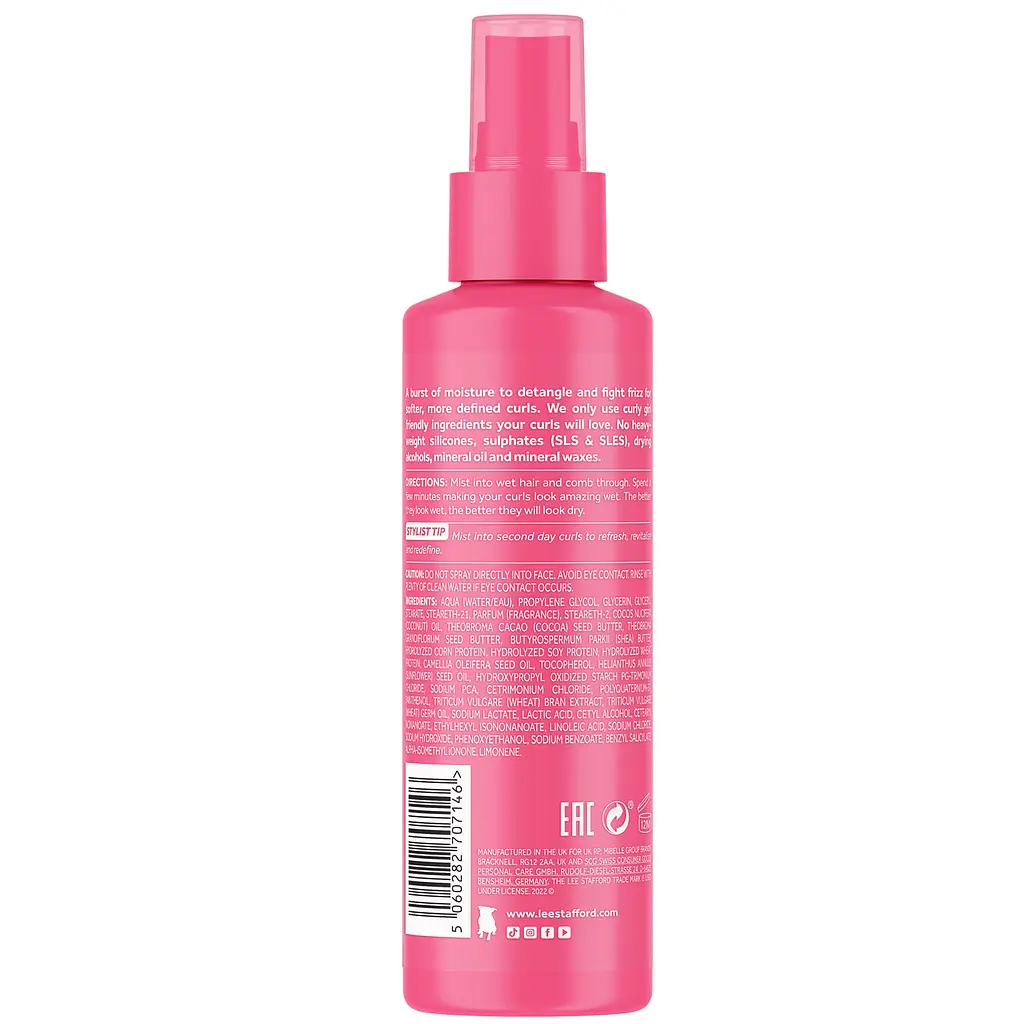 Спрей-кондиціонер для кучерявого волосся Lee Stafford For The Love Of Curls Leave In Conditioning Moisture Mist зволожувальний 150 мл - фото 2