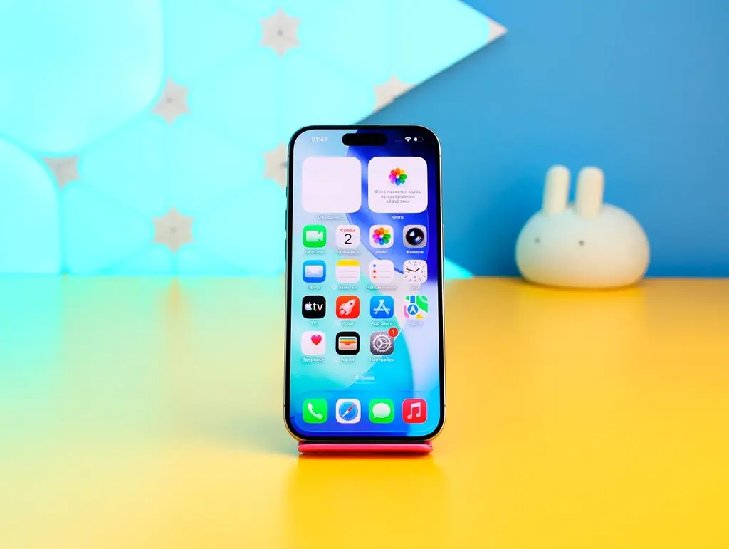 Смартфон Apple iPhone 15 Pro 128GB Natural Titanium (MTUX3) Б/У [176130] - фото 2