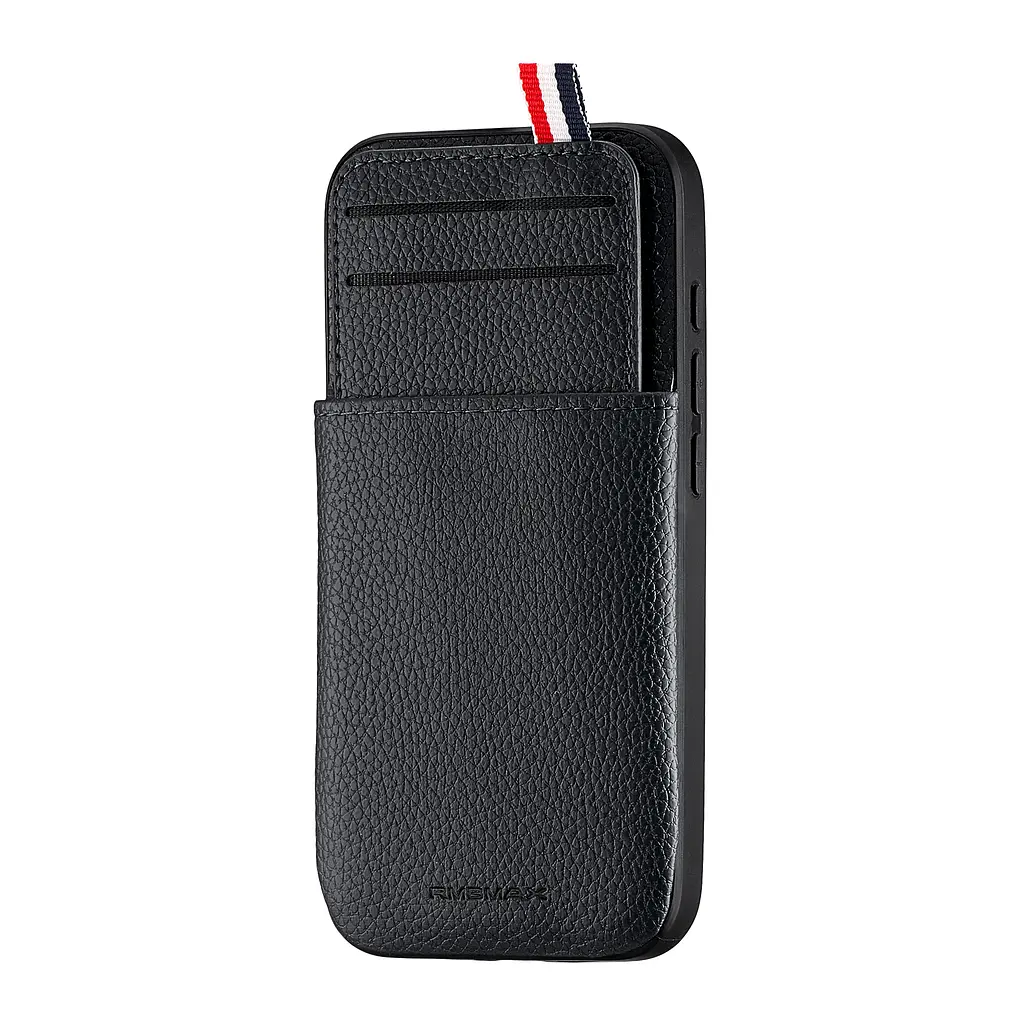 Чохол Jinduka Leather Pocket iPhone 15 Pro Black - фото 4