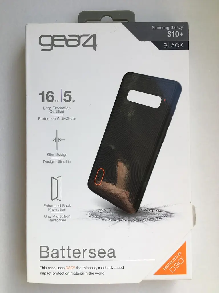 Протиударний чохол GEAR4 Battersea D3O для Samsung Galaxy S10 Plus (6.4") Black - фото 10
