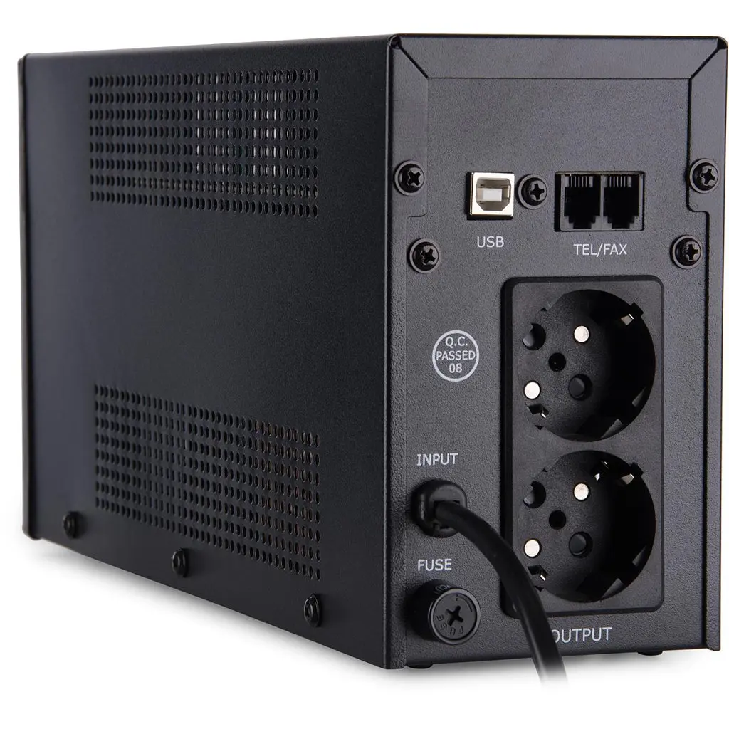 Пристрій безперебійного живлення Vinga LED 800VA metal case with USB (VPE-800MU) - фото 5