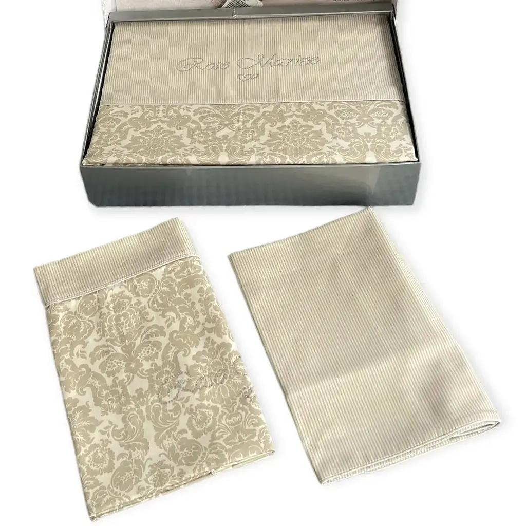 Постільна білизна Maison D’or Rose Marine Beige Сатин Преміум Maison D'or pbe0051898 - фото 2