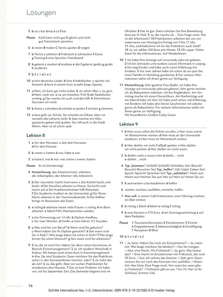 Schritte international Neu Intensivtrainer mit Audio CD zu Band 1 und 2 - фото 10