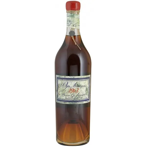 Арманьяк Baron Gaston Legrand Bas Armagnac 1963, в деревянной коробке, 40%, 0,7 л - фото 2