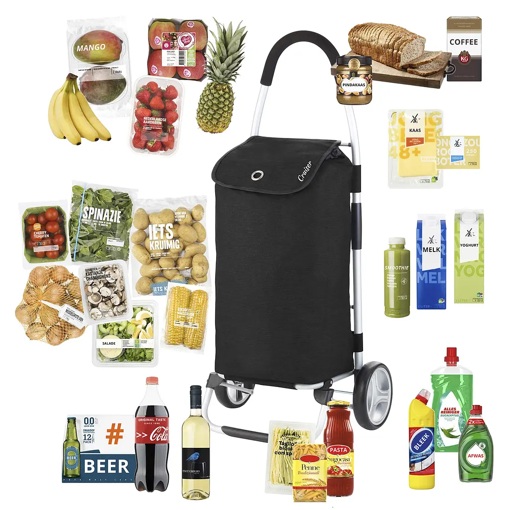 Сумка-візок ShoppingCruiser Foldable Black (604320) - фото 9