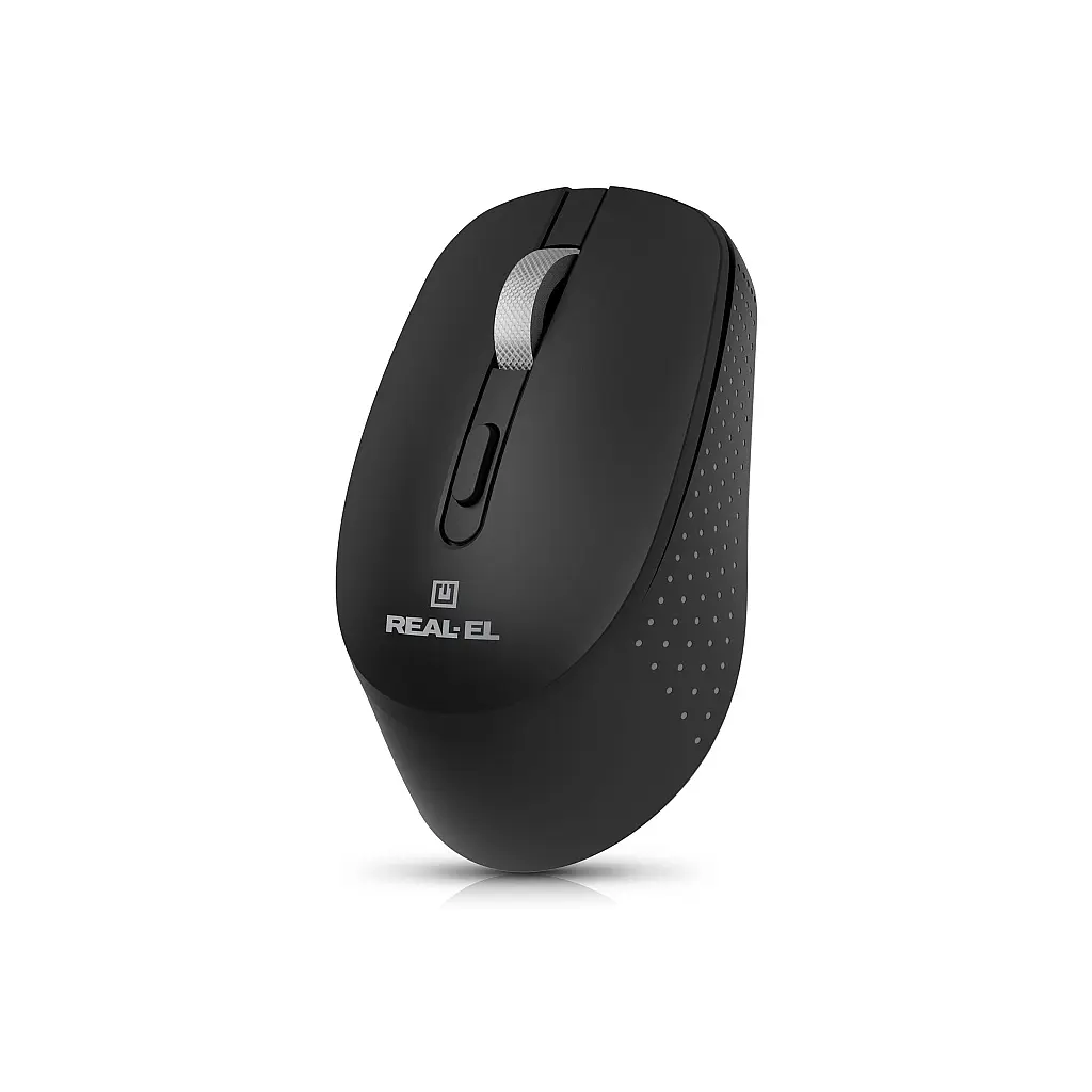Мишка REAL-EL RM-380W Wireless Black (EL123200057) - фото 6