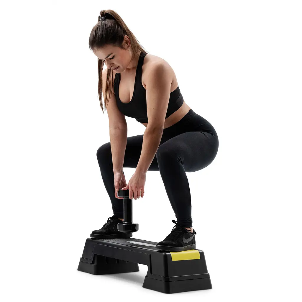 Степ платформа Hop-Sport HS-PP020AS чорно-жовта - фото 8