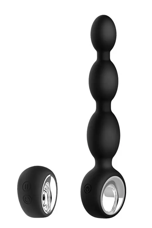 Анальна пробка Midnight Magic Dione Remote 21,8 см (чорний) - фото 4