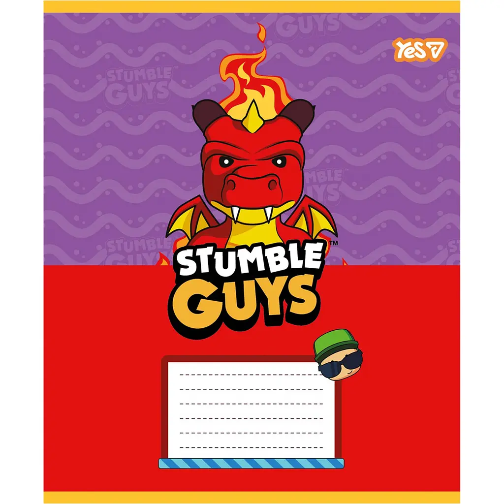 Набір зошитів Yes Stumble Guys 12 аркушів у лінію 25 шт. (768729) - фото 3