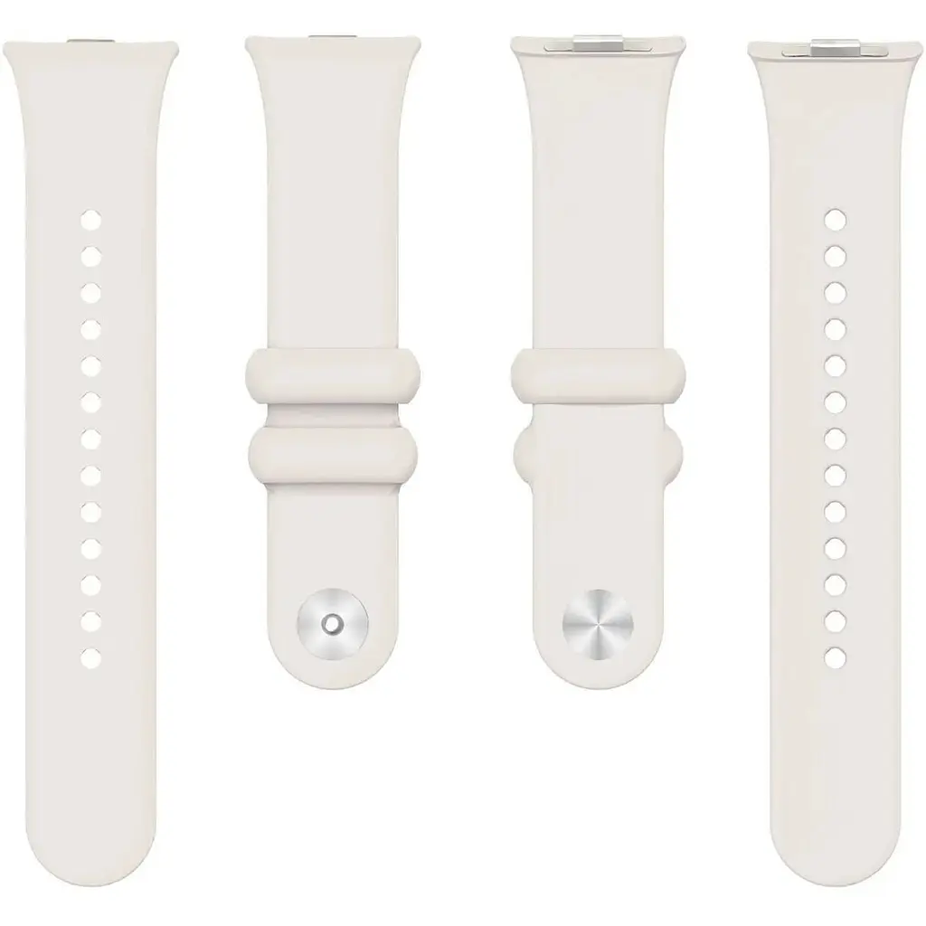 Силиконовый ремешок BeCover для Xiaomi Mi Smart Band 8 Pro Beige (710209) - фото 4