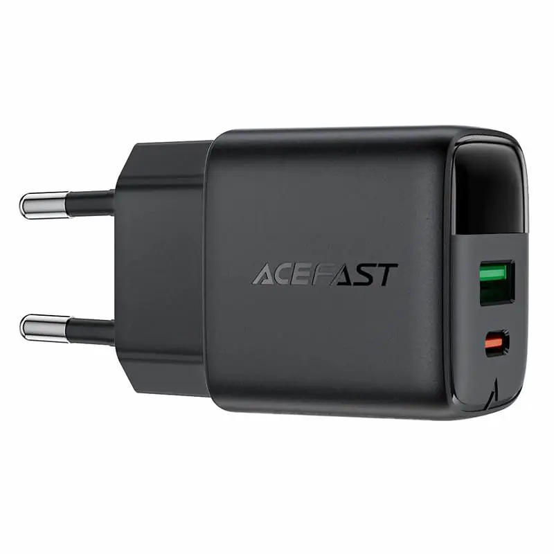 СЗУ Acefast A114 PD25W GaN (1USB-A/1C) Black - фото 2