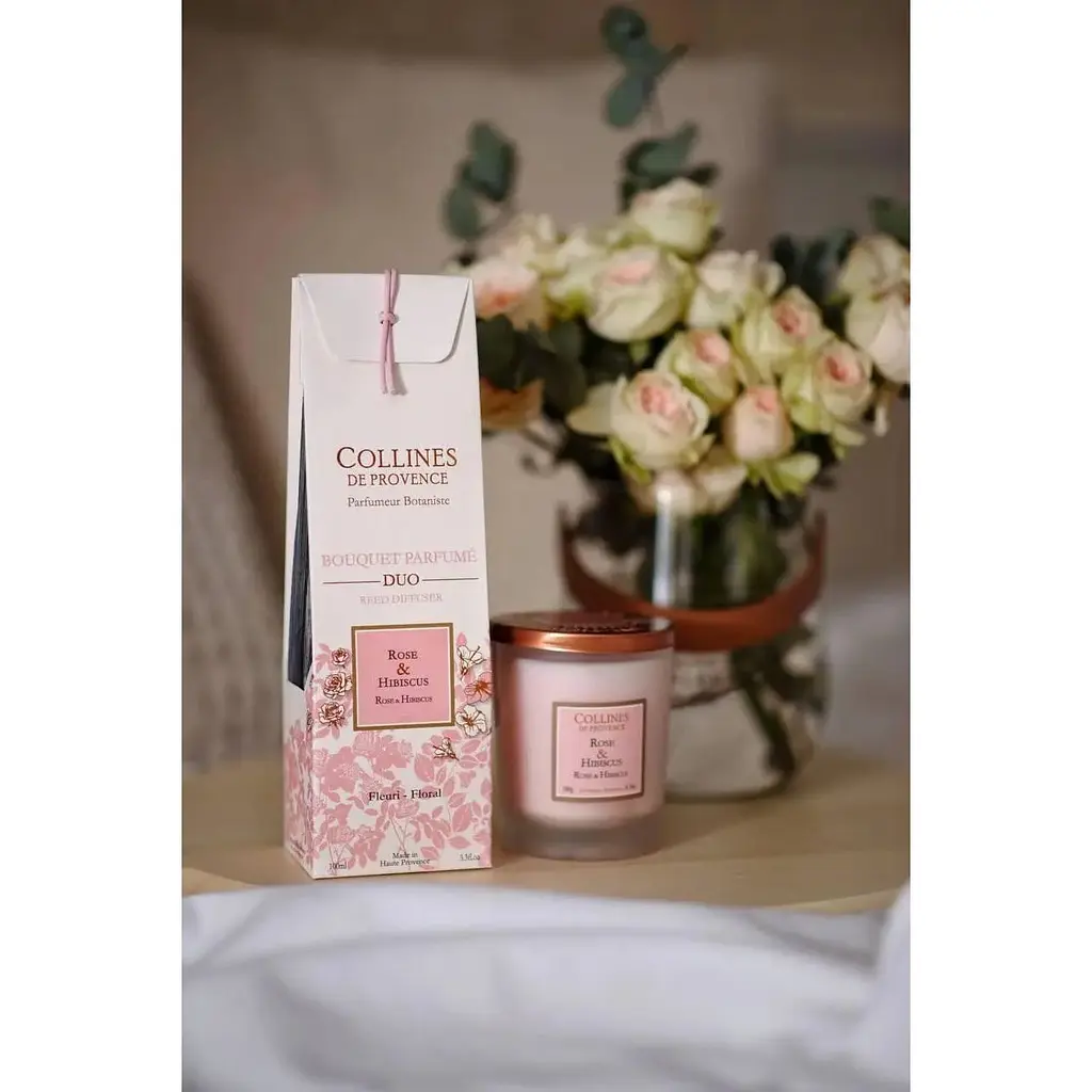Ароматизатор для будинку Collines de Provence Rose & Hibiscus 100 мл - фото 5