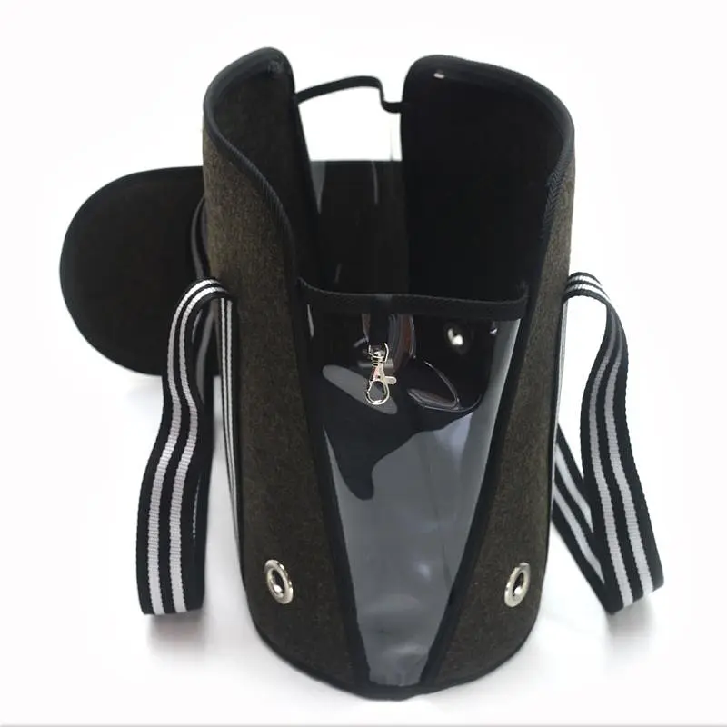 Сумка переноска Zoo-hunt для малих порід собак та котів Олімп №1 23х43х34 см коричнева - фото 3