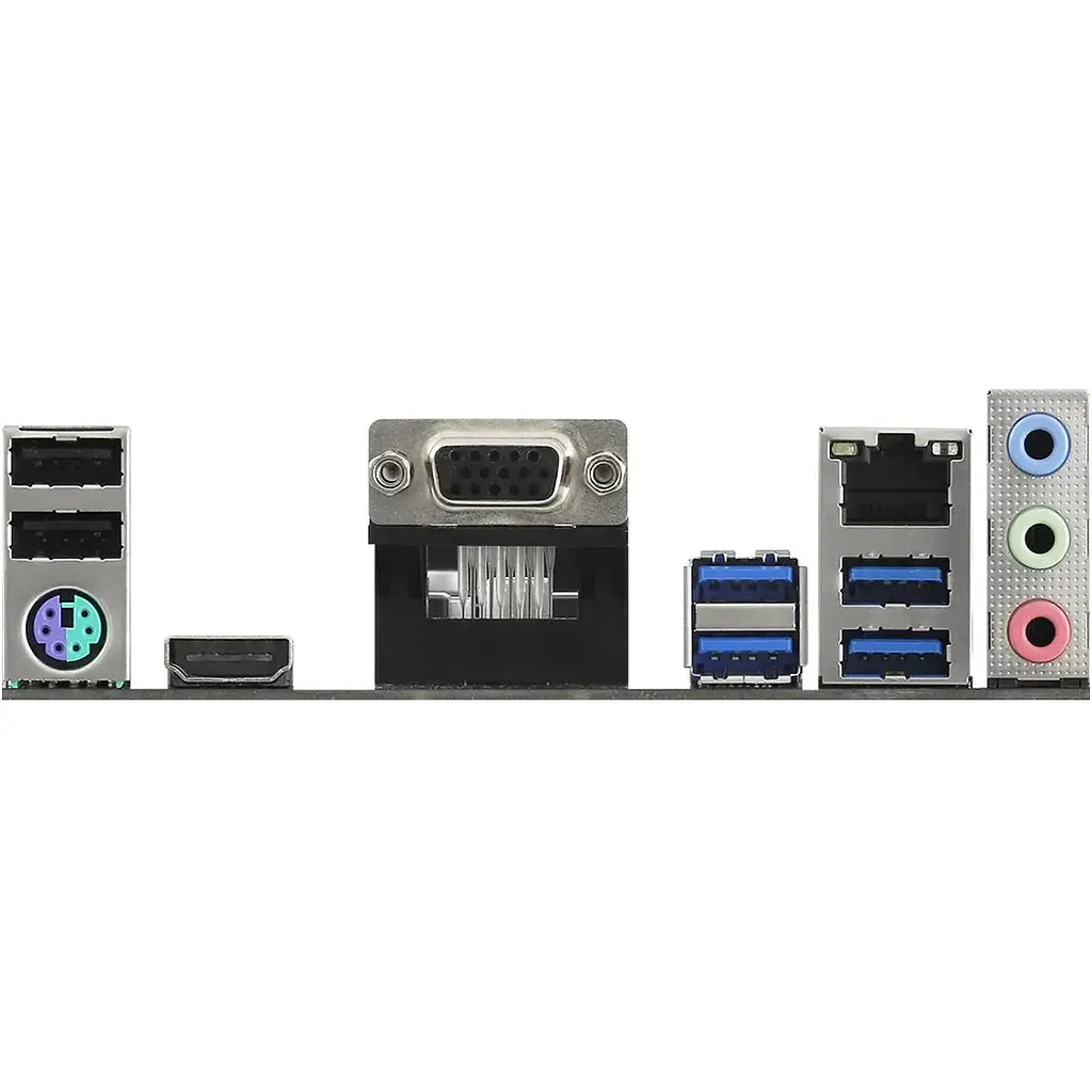 Материнська плата ASRock A520M-HVS (AM4/A520, 2xDDR4, PCIex16, D-Sub/HDMI, 4xSATAІІІ, M.2, GLan, 8ch, mATX) - фото 5